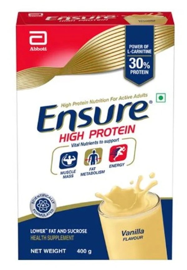 Ensure High Protein Vanilla Flavour, 400gm