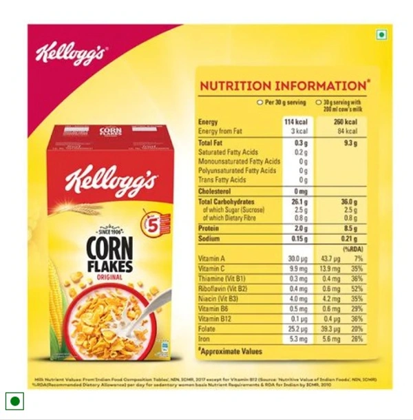 Kelloggs Corn Flakes Original Power of 5, 475gm