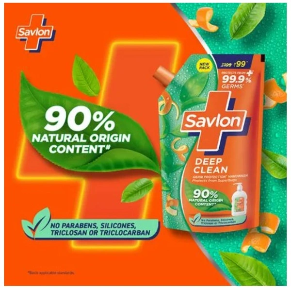 Savlon Deep Clean Handwash Refill Pack-675ml