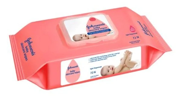 Johnsons baby Sincare wipes, 72 units