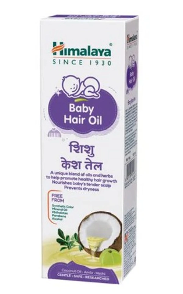 Himalaya Baby Hair Oil , Coconut Oil, Amla & Methi - 100ml