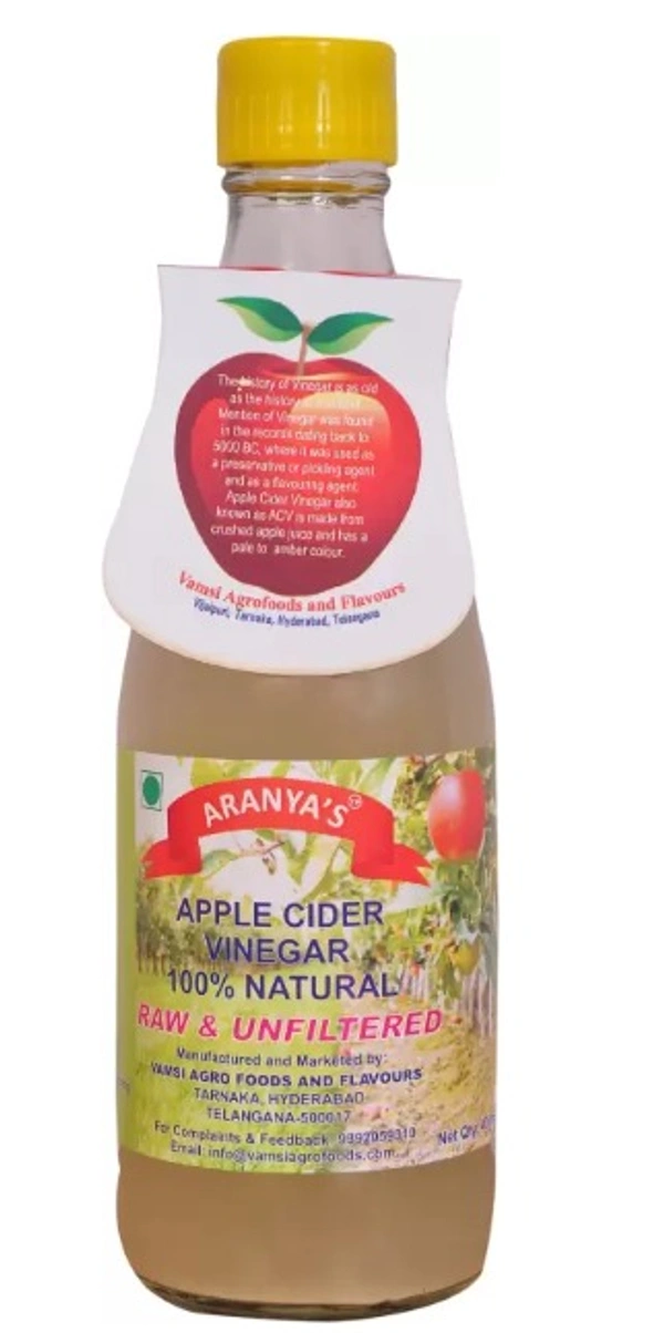 Apple Cider Vinegar Raw & Unfiltered, 400ml