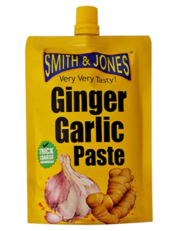 Smith & Jones Very very Tasty Ginger Garlic Paste, Thick Coarse, 200gm