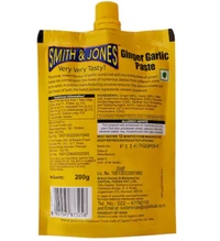 Smith & Jones Very very Tasty Ginger Garlic Paste, Thick Coarse, 200gm