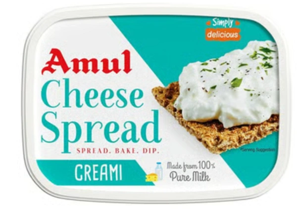 Amul Cheese Spread Creami, Made from 100% Pure Milk, 180gm