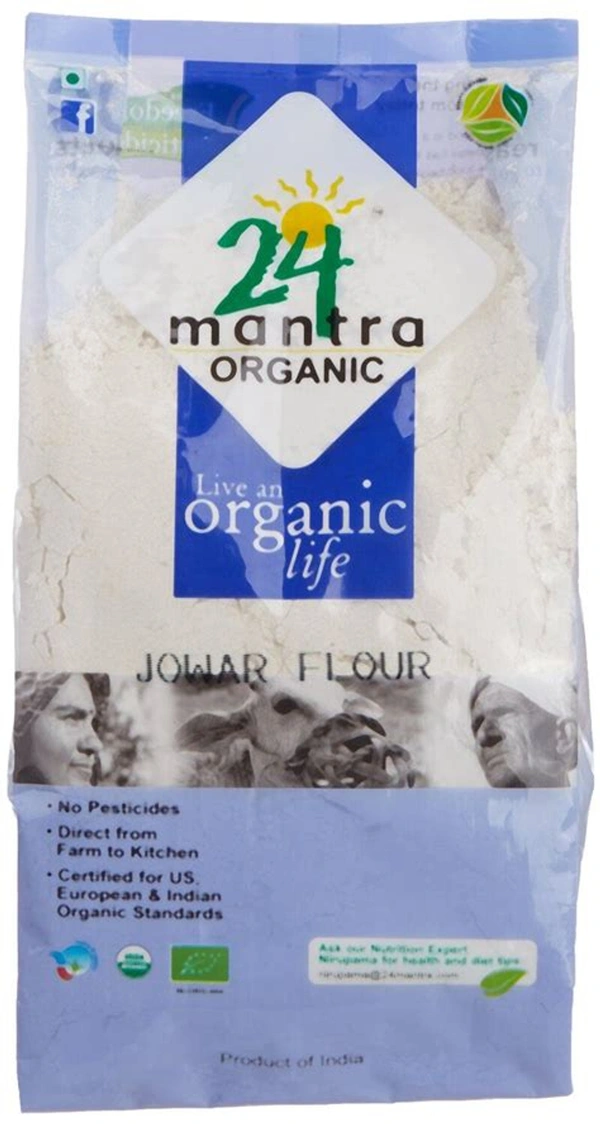 24 Mantra Organic Jowar Flour 500gm