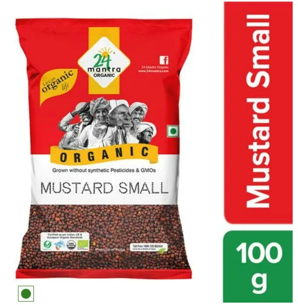 24 Mantra Organic Mustard Small, 100gm