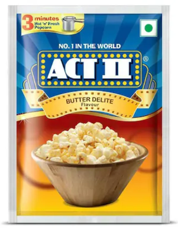 ACT II Instant Popcorn, Butter Delite-70gm