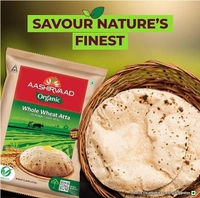 Aashirvaad Organic Whole Wheat Atta,0% Maida|100% Atta-1kg
