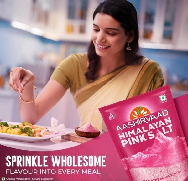 Aashirvaad Himalayan Pink Salt-1kg