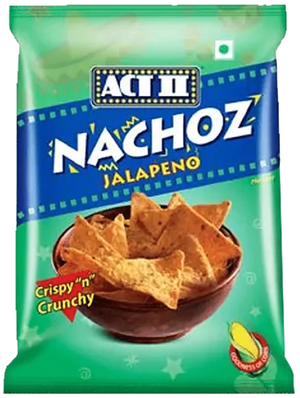 Act II Nachoz Jalapeno, Cripsy 'n' Crunchy - 50gm