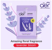 Godrej Aer Power Pocket Bathroom Fragrance, Lavender Bloom - 10gm
