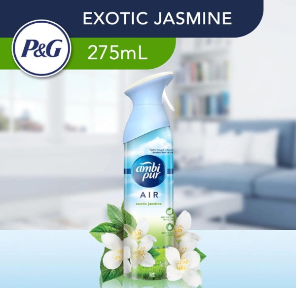Ambi Pur Air Freshener Spray | Exotic Jasmine - 275ml