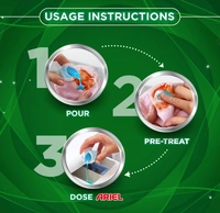 Ariel Matic Front Load Liquid Detergent Refill Pouch-4L