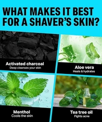 Bombay Shaving Company Charcoal Shaving Cream-78gm