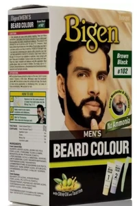 Bigen Mens Beard Color,Natural Brown,B102-40gm