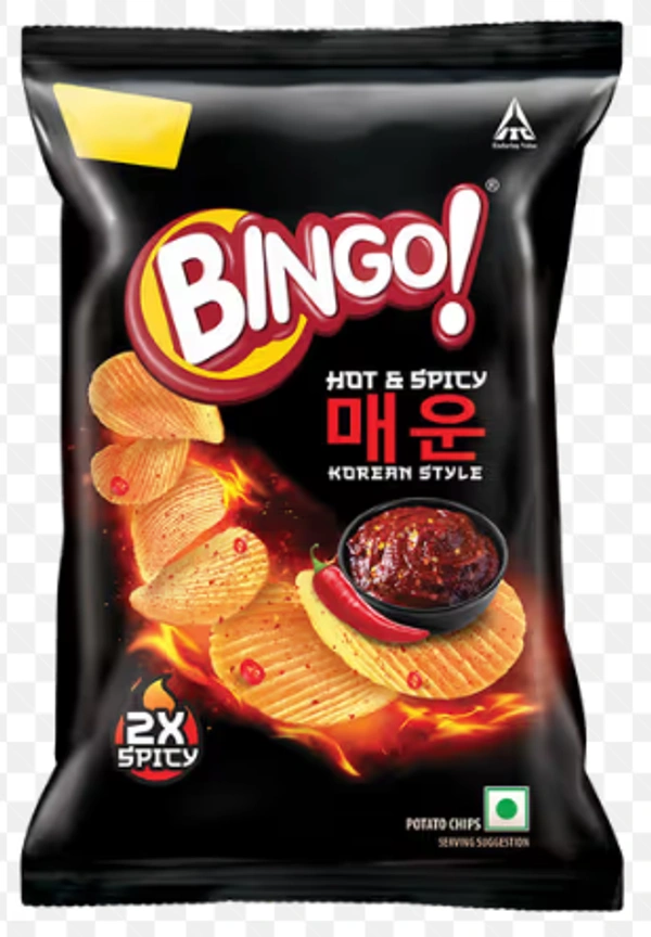 Bingo Hot & Spicy Korean Style - 42gm
