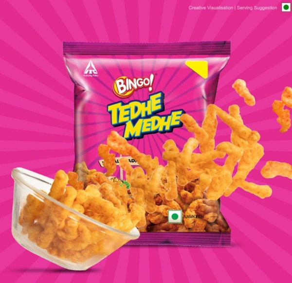 Bingo Tedhe Medhe Masala Tadka-80gm
