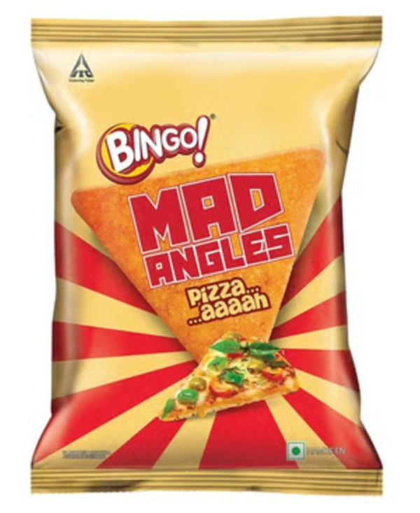 Bingo Mad Angles Pizza..aaaah Nachos - 60gm