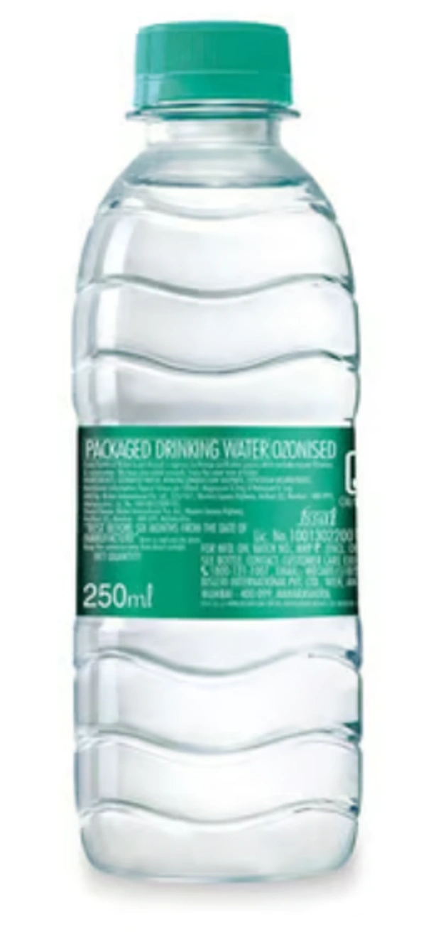 Bisleri Packaged Drinking Water, Pack of 24 - 250ml x 24 Bottles