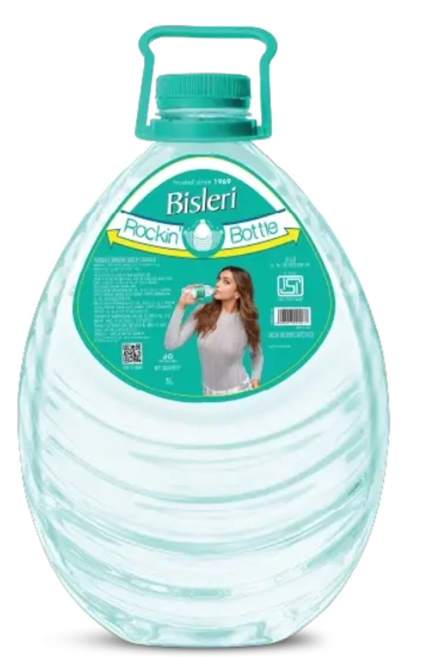 Bisleri Packaged Drinking Water - 5ltr