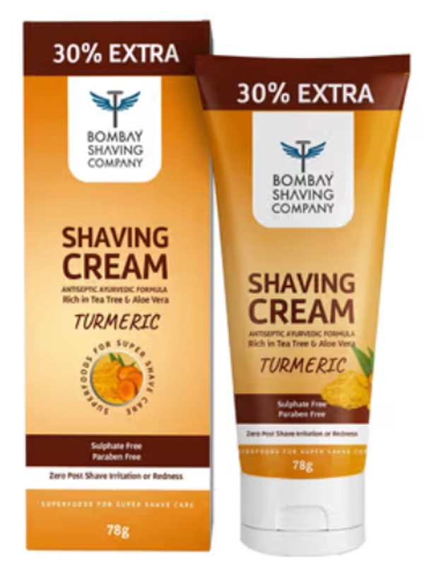 Bombay Shaving Company Shaving Cream Turmeric-78gm