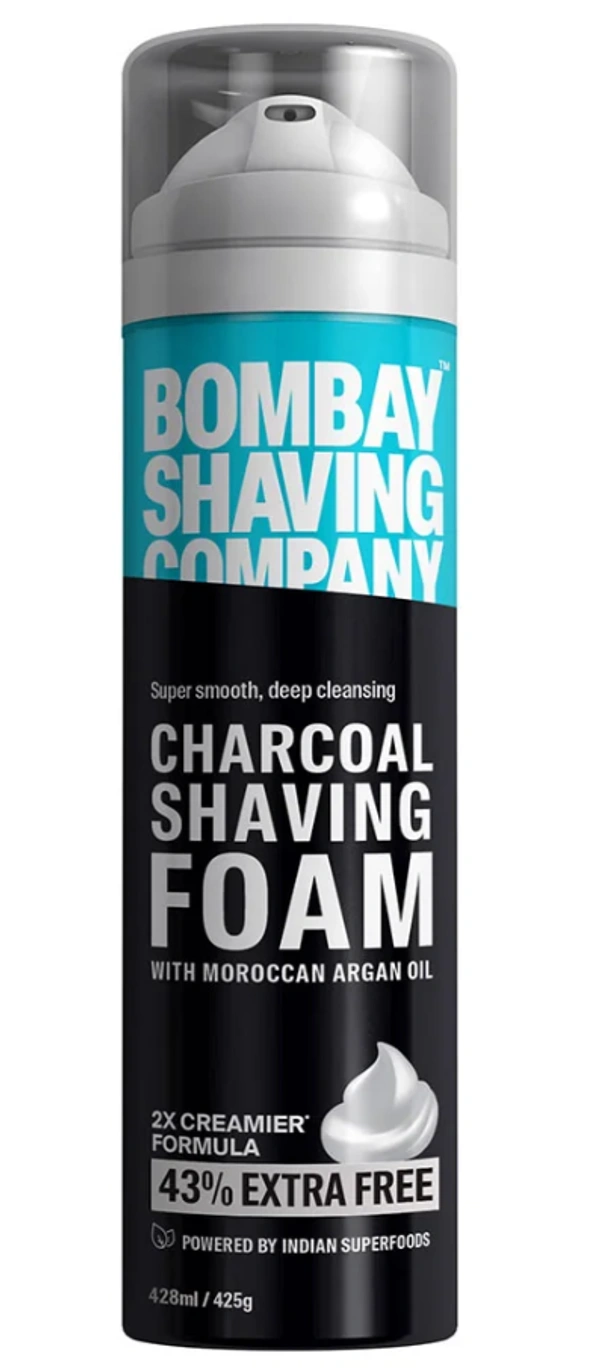 Bombay Shaving Company, Charcoal Shaving Foam,428ml