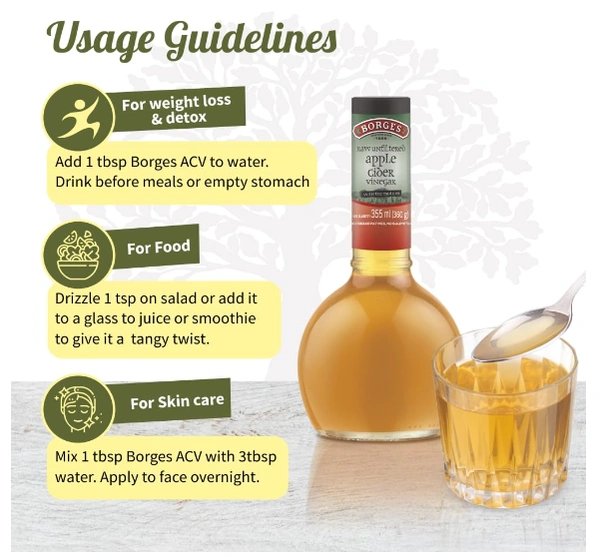 Borges Apple Cider Vinegar-355ml
