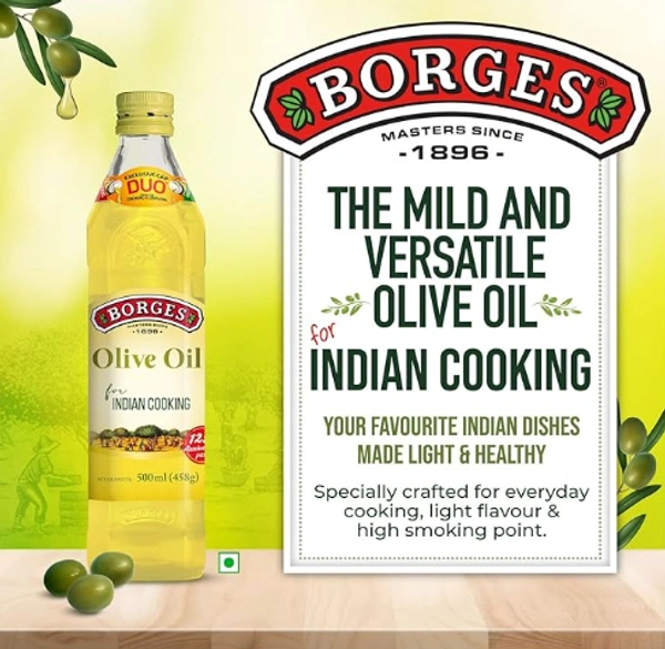 Borges Olive Oil Indian Cooking, 500ml