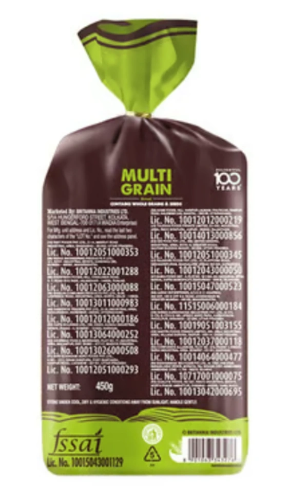Britannia Multigrain  Bread -450gm