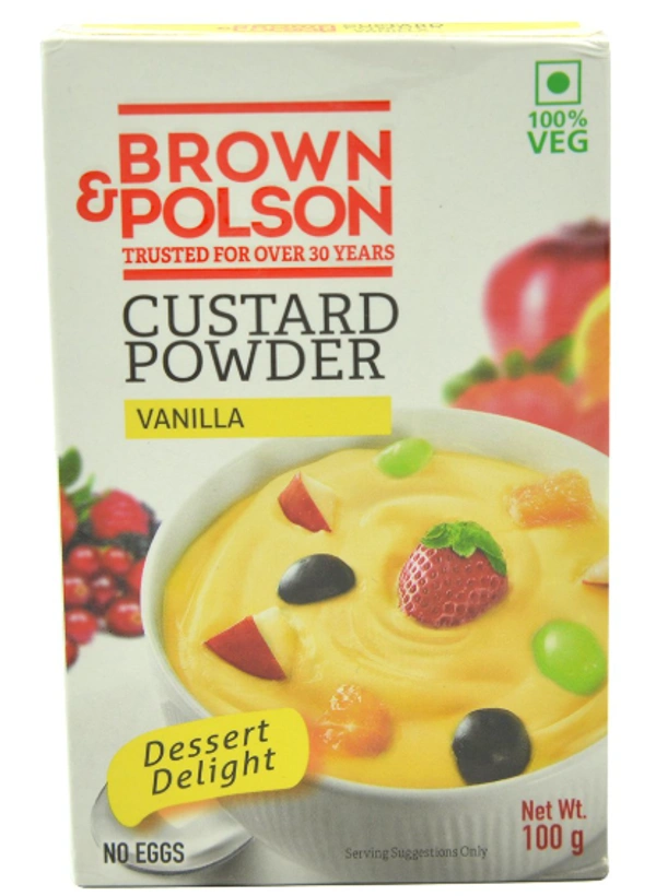 Brown & Polson Custard Powder, Vanilla-100gm
