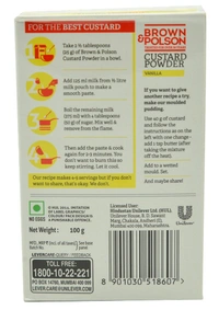 Brown & Polson Custard Powder, Vanilla-100gm