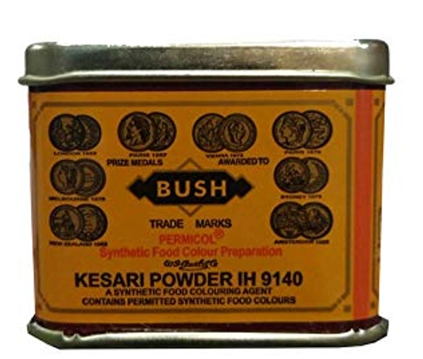 Bush Kesari Powder, Synthetic Food Colour - 100gm