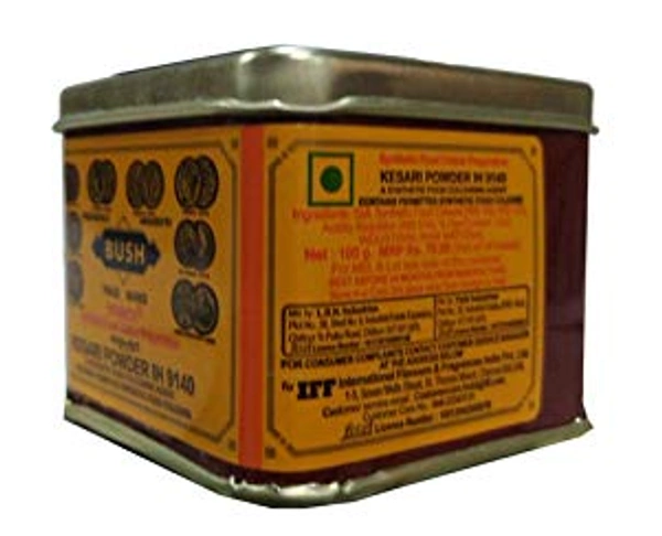 Bush Kesari Powder, Synthetic Food Colour - 100gm