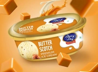 Dairy Day Butterscotch Premium Ice Cream Tub-500ml