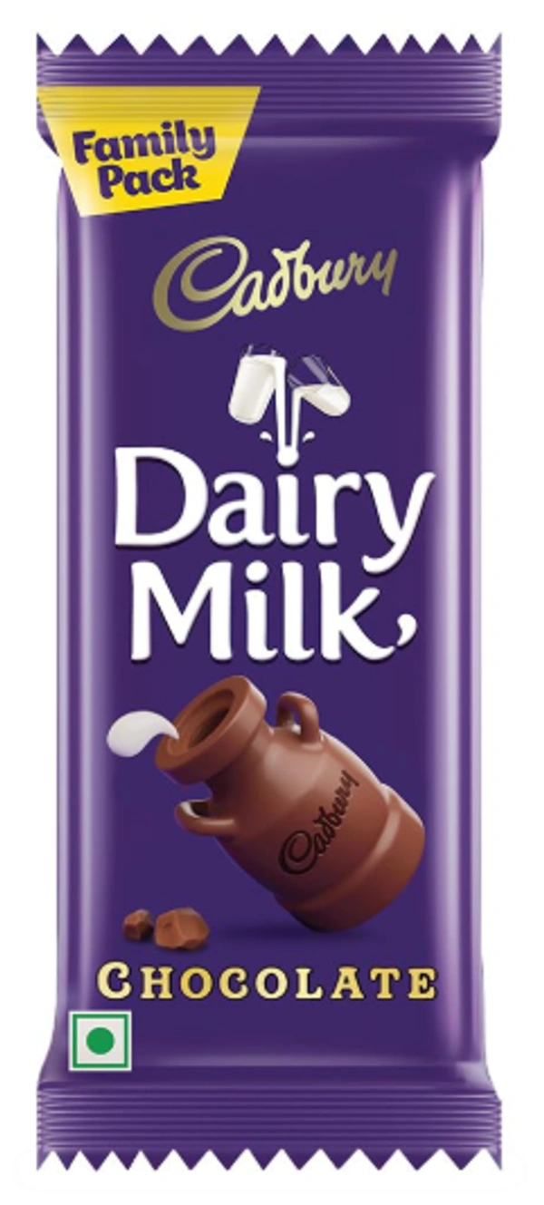 Cadbury Dairy Milk Chocolate, Family Pack - 123gm