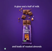Cadbury Dairy milk Roast Almond Chocolate bar - 36gm