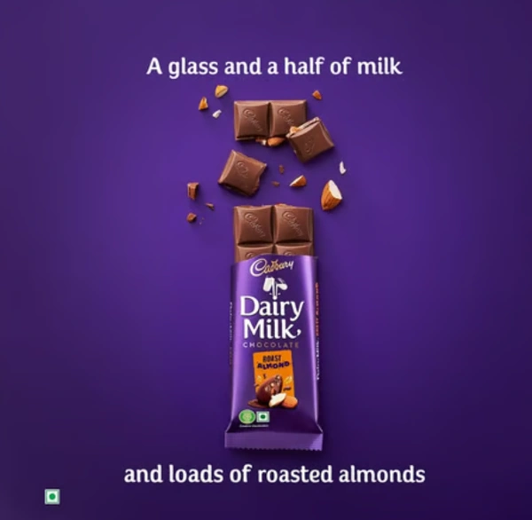 Cadbury Dairy milk Roast Almond Chocolate bar - 36gm