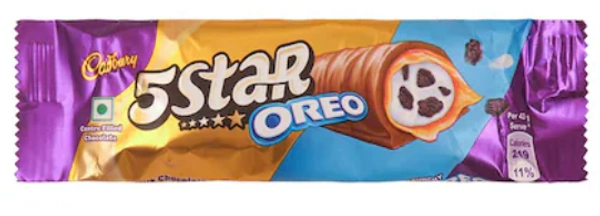 Cadbury 5 Start Oreo Chocolate-42gm