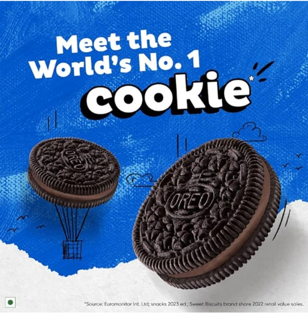 Cadbury Oreo Choco Creme Sandwich Biscuits, 113gm