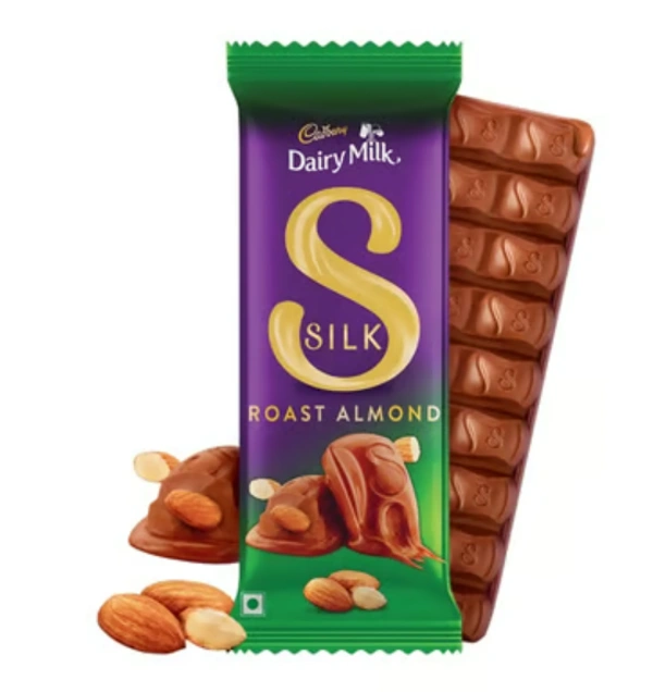 Cadbury Dairy Milk Silk Roast Almond Chocolate -143gm