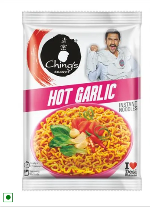 Chings Hot Garlic Instant Noodles - 60gm