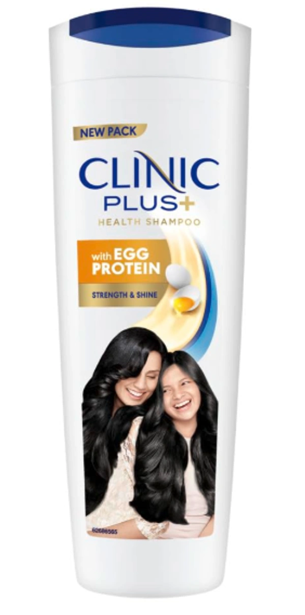 Clinic Plus+ Health Shampoo with Egg Protein Strength & Shine - 355ml