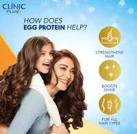 Clinic Plus+ Health Shampoo with Egg Protein Strength & Shine - 355ml