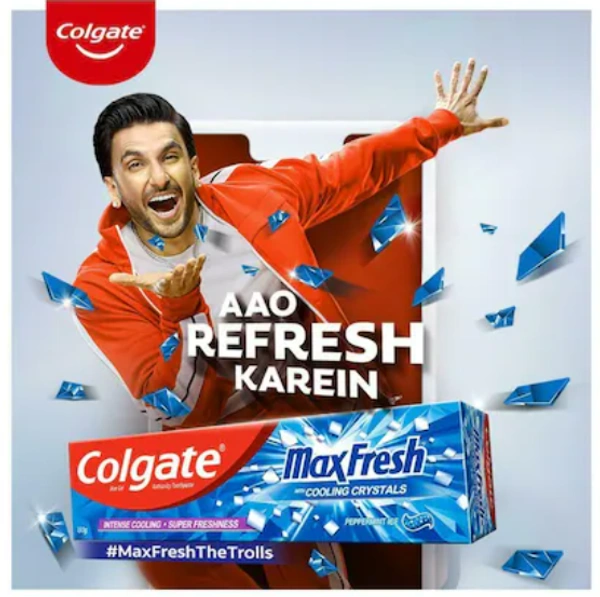 Colgate Max Fresh Blue Toothpaste, 91gm(Free 30% Extra)