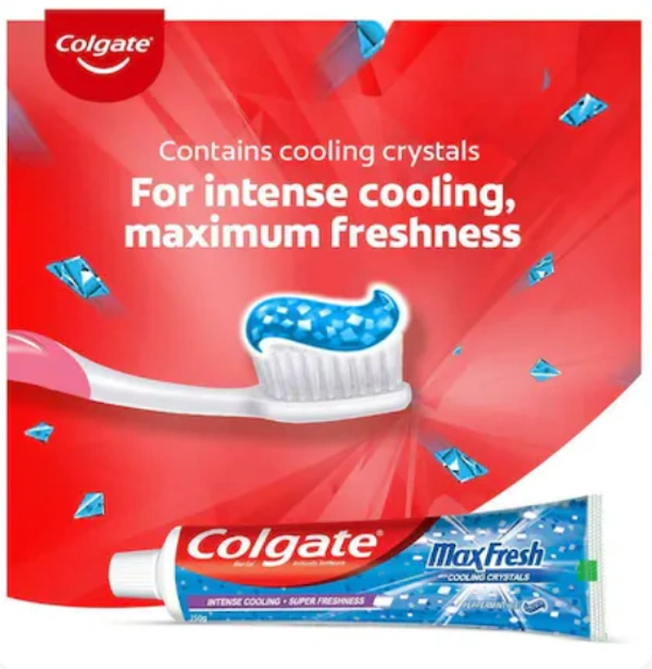 Colgate Max Fresh Blue Toothpaste, 91gm(Free 30% Extra)