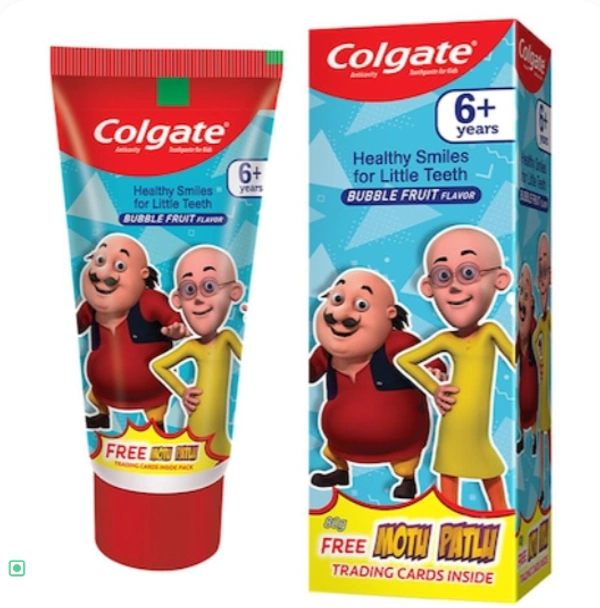 Colgate Bubble Fruit Flavor, 6+ years-80gm
