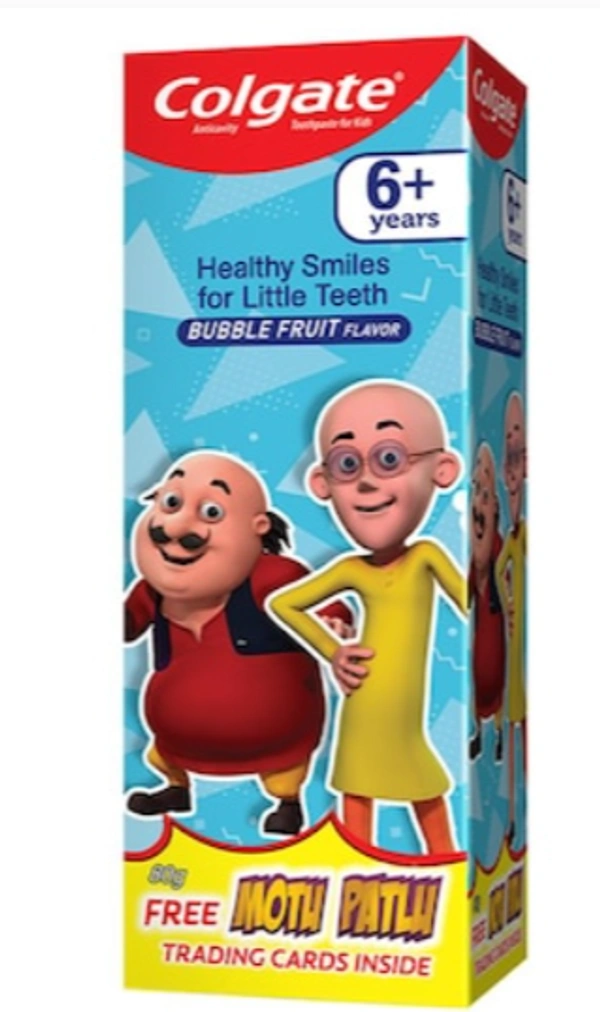Colgate Bubble Fruit Flavor, 6+ years-80gm