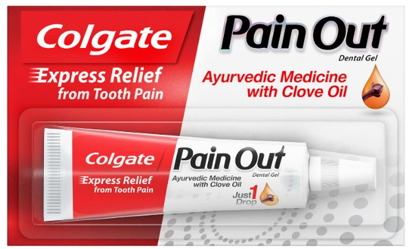 Colgate Pain Out Express Relief from Tooth Pain with Clove Oil
