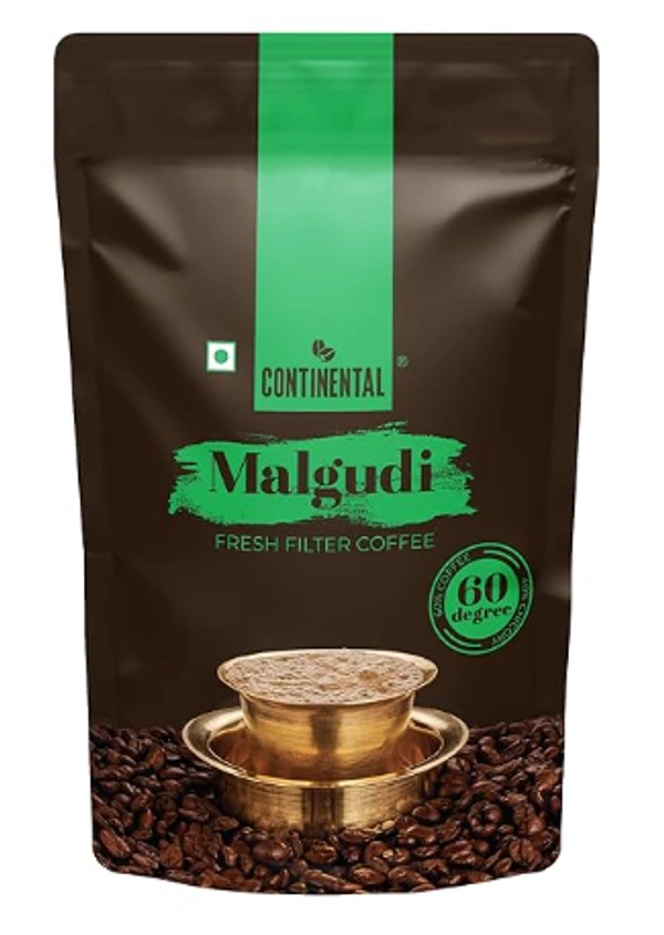 Continental Malgudi Fresh Filter Coffee, 60% Coffee-40% Chicory - 500gm